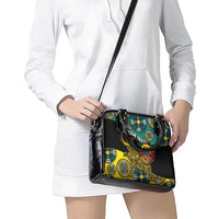 Personalised Mozambique Shoulder Handbag African Elephant With Coat Of Arms