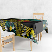 Personalised Mozambique Tablecloth African Elephant With Coat Of Arms - Wonder Print Shop