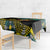 Personalised Mozambique Tablecloth African Elephant With Coat Of Arms - Wonder Print Shop