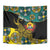 Personalised Mozambique Tapestry African Elephant With Coat Of Arms - Wonder Print Shop