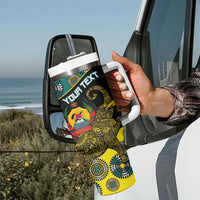 Personalised Mozambique Tumbler With Handle African Elephant With Coat Of Arms - Wonder Print Shop