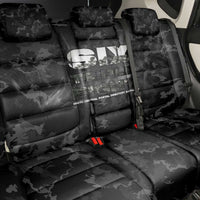 African American Heroes Back Car Seat Cover Six Triple Eight - Camo Style