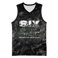 African American Heroes Basketball Jersey Six Triple Eight - Camo Style