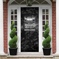 African American Heroes Door Cover Six Triple Eight - Camo Style