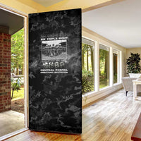 African American Heroes Door Cover Six Triple Eight - Camo Style