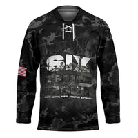 African American Heroes Hockey Jersey Six Triple Eight - Camo Style