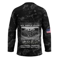 African American Heroes Hockey Jersey Six Triple Eight - Camo Style
