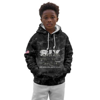 African American Heroes Kid Hoodie Six Triple Eight - Camo Style