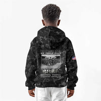 African American Heroes Kid Hoodie Six Triple Eight - Camo Style