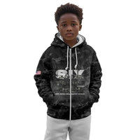 African American Heroes Kid Hoodie Six Triple Eight - Camo Style