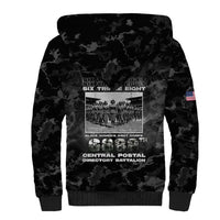 African American Heroes Sherpa Hoodie Six Triple Eight - Camo Style