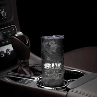 African American Heroes Skinny Tumbler Six Triple Eight - Camo Style