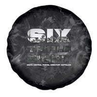 African American Heroes Spare Tire Cover Six Triple Eight - Camo Style