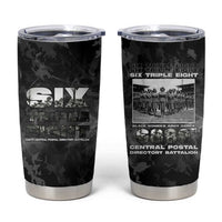 African American Heroes Tumbler Cup Six Triple Eight - Camo Style