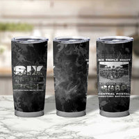 African American Heroes Tumbler Cup Six Triple Eight - Camo Style