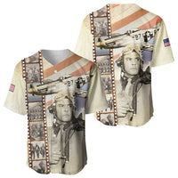 Tuskegee Airmen Baseball Jersey Red Tail Legacy Film Striped Style