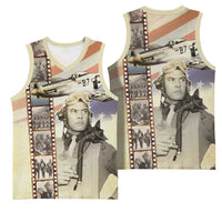 Tuskegee Airmen Basketball Jersey Red Tail Legacy Film Striped Style