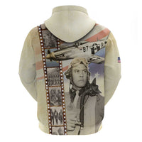 Tuskegee Airmen Hoodie Red Tail Legacy Film Striped Style