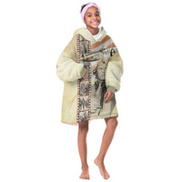 Tuskegee Airmen Kid Wearable Blanket Hoodie Red Tail Legacy Film Striped Style