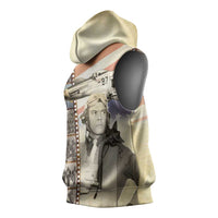 Tuskegee Airmen Sleeveless Hoodie Red Tail Legacy Film Striped Style