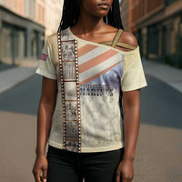 Montford Point Marines Cross Shoulder Shirt The First Black US Marines Film Striped Style