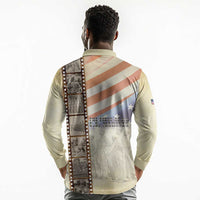 Montford Point Marines Long Sleeve Polo Shirt The First Black US Marines Film Striped Style
