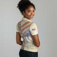 Montford Point Marines Women Polo Shirt The First Black US Marines Film Striped Style