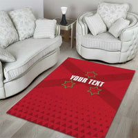 Custom Burundi Football Area Rug Come On Intamba