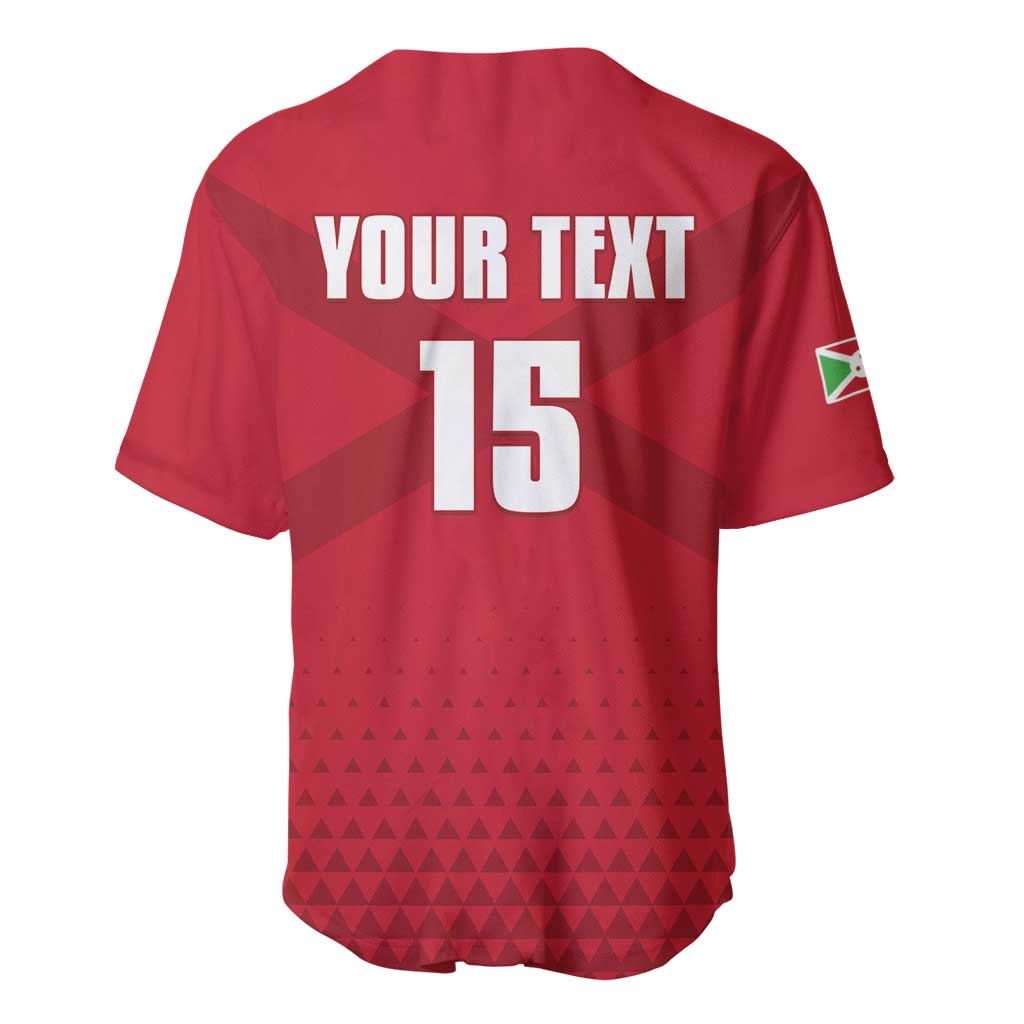 Custom Burundi Football Baseball Jersey Come On Intamba