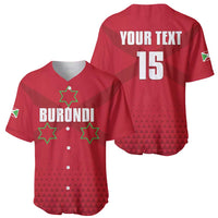 Custom Burundi Football Baseball Jersey Come On Intamba