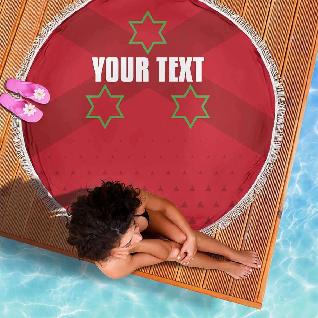 Custom Burundi Football Beach Blanket Come On Intamba