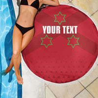 Custom Burundi Football Beach Blanket Come On Intamba