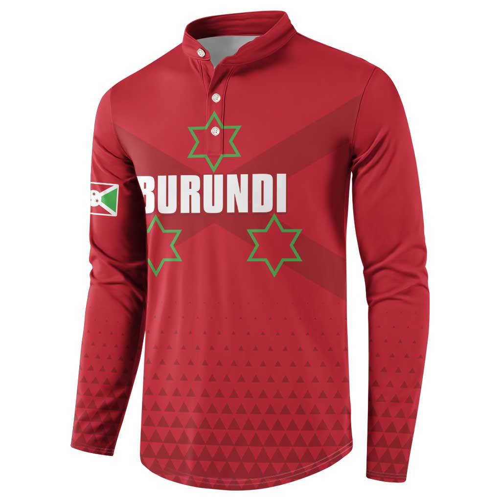 Custom Burundi Football Button Sweatshirt Come On Intamba