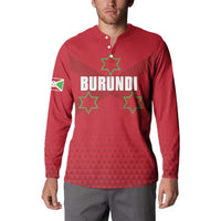 Custom Burundi Football Button Sweatshirt Come On Intamba