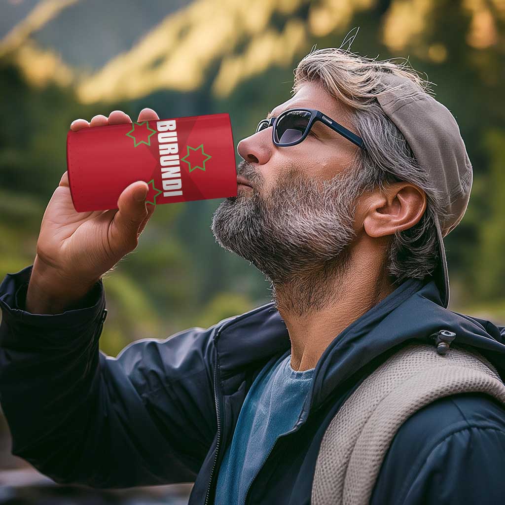 Custom Burundi Football 4 in 1 Can Cooler Tumbler Come On Intamba