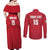 Custom Burundi Football Couples Matching Off Shoulder Maxi Dress and Long Sleeve Button Shirt Come On Intamba