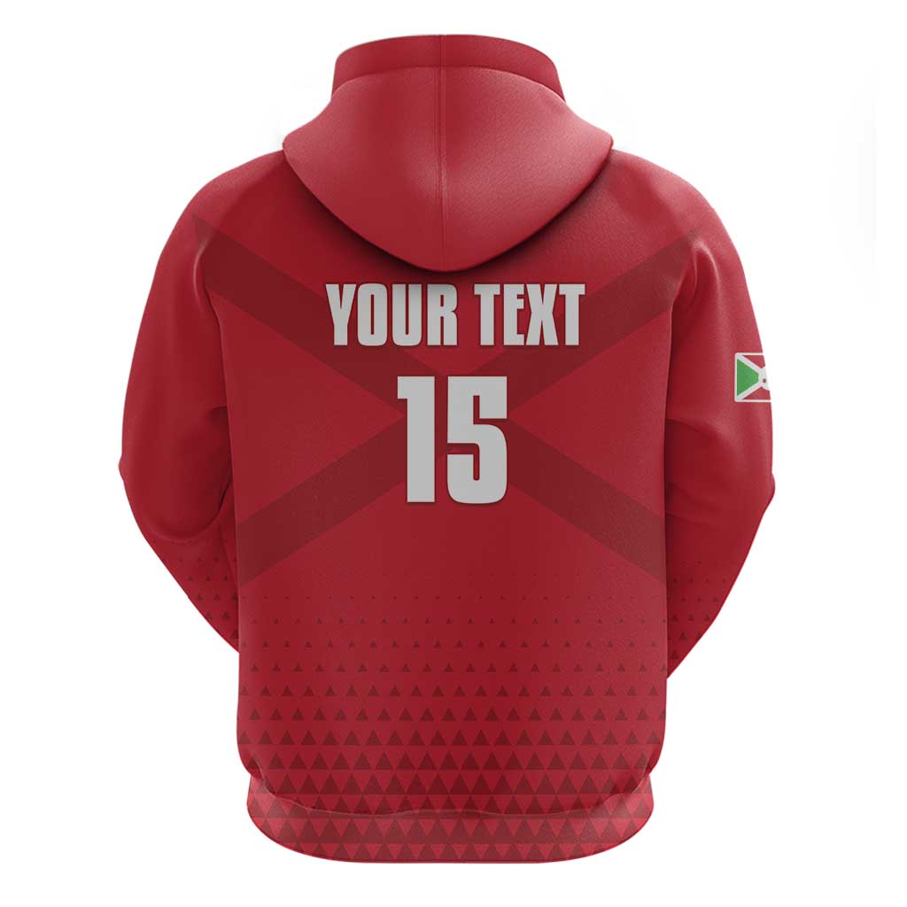 Custom Burundi Football Hoodie Come On Intamba