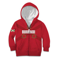 Custom Burundi Football Kid Hoodie Come On Intamba