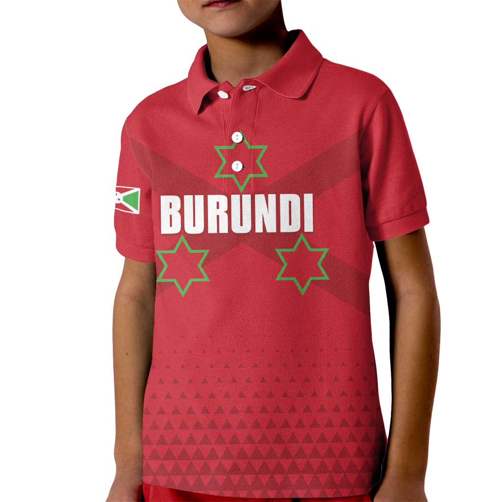 Custom Burundi Football Kid Polo Shirt Come On Intamba