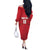 Custom Burundi Football Off The Shoulder Long Sleeve Dress Come On Intamba