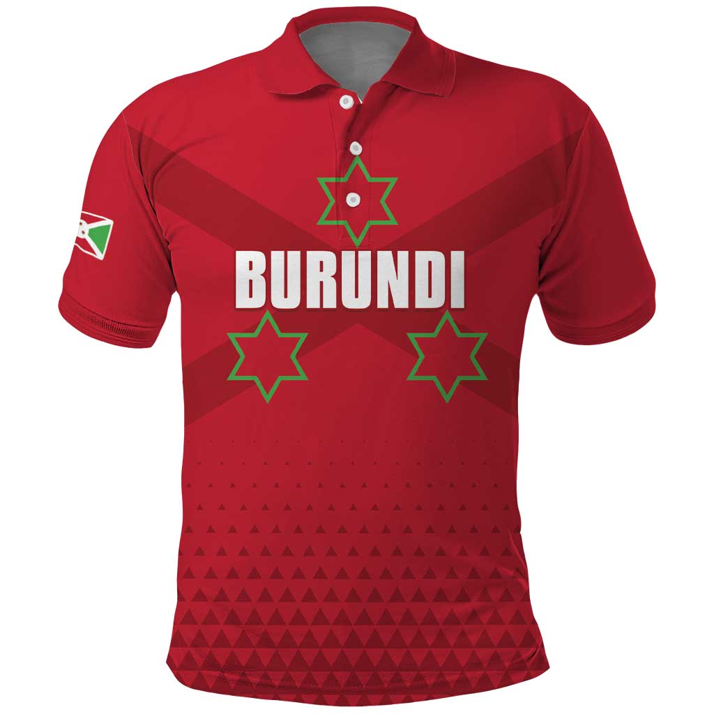 Custom Burundi Football Polo Shirt Come On Intamba