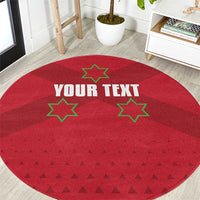 Custom Burundi Football Round Carpet Come On Intamba