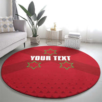 Custom Burundi Football Round Carpet Come On Intamba