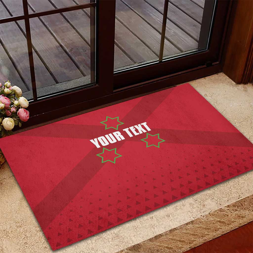 Custom Burundi Football Rubber Doormat Come On Intamba