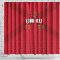 Custom Burundi Football Shower Curtain Come On Intamba