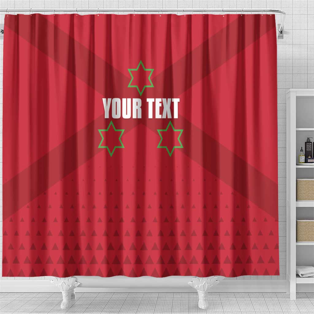 Custom Burundi Football Shower Curtain Come On Intamba