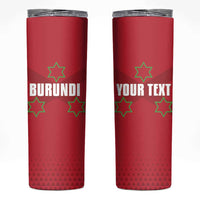 Custom Burundi Football Skinny Tumbler Come On Intamba