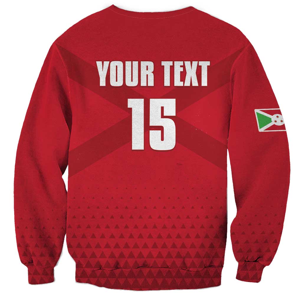 Custom Burundi Football Sweatshirt Come On Intamba