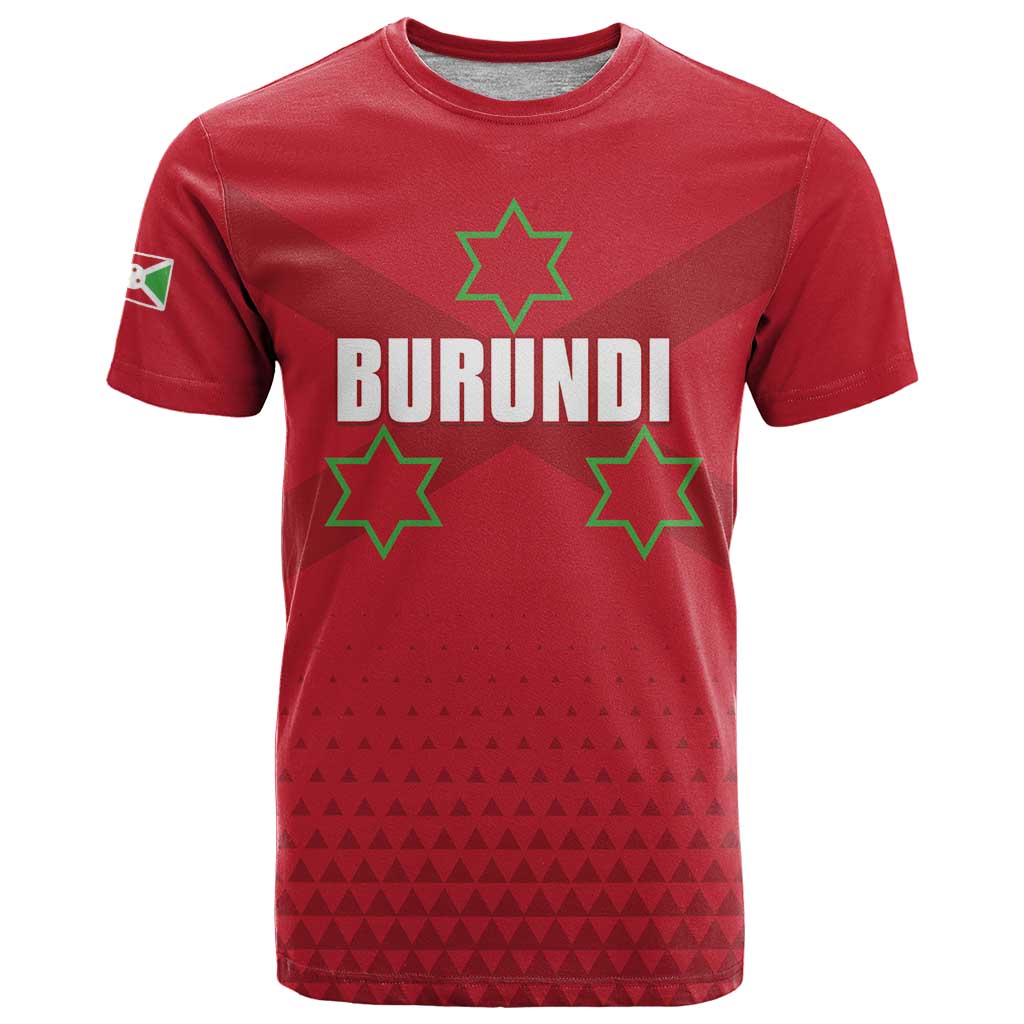 Custom Burundi Football T Shirt Come On Intamba