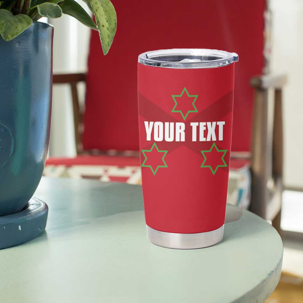 Custom Burundi Football Tumbler Cup Come On Intamba